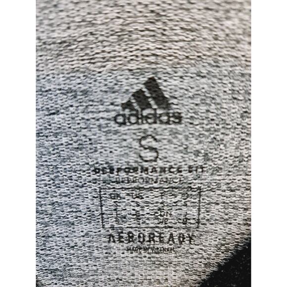 Adidas Men's Aeroready Basic Charcoal Gray Tee In Size Small - Picture 4 of 6